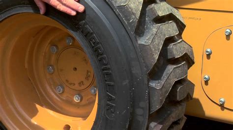 how to plug a skid steer tire|skid loader tire repair.